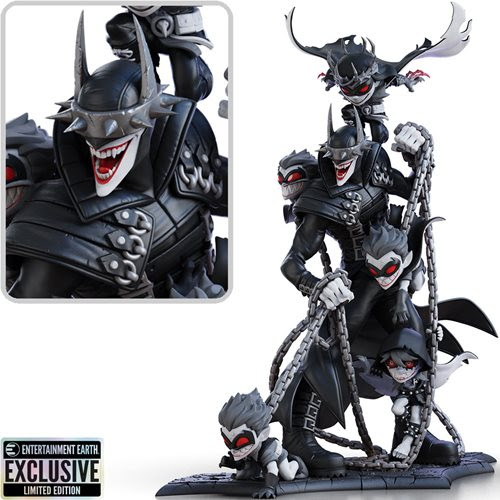 The Batman Who Laughs Black-and-White Q-Master Statue - Entertainment Earth Exclusive The Batman Who Laughs Black-and-White Q-Master Statue - Entertainment Earth Exclusive