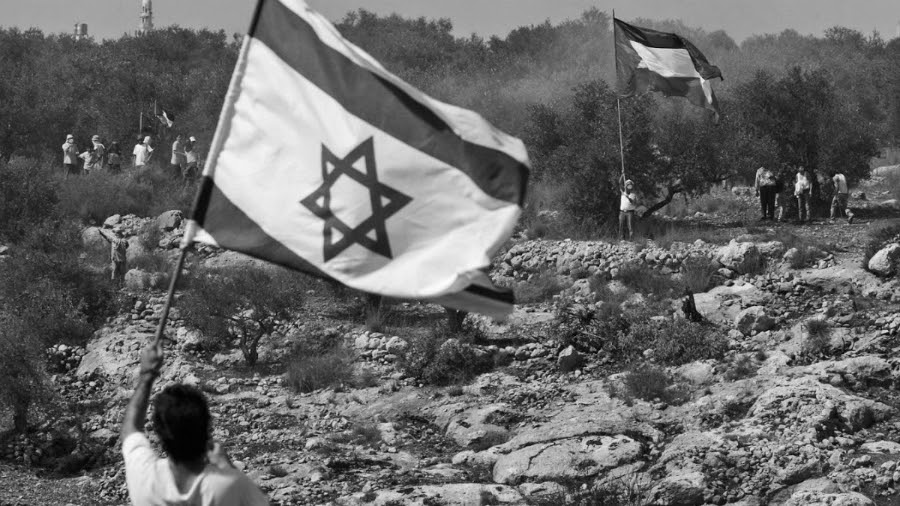Palestina banderas la-tinta