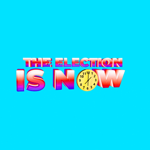 The election is now