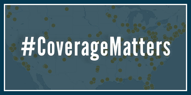 #CoverageMatters Map 