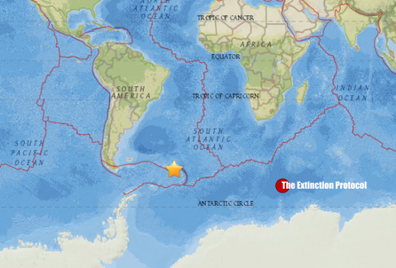 7.3 magnitude earthquake strikes southeast Atlantic 7