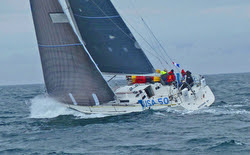 J/120 sailing Swiftsure Race