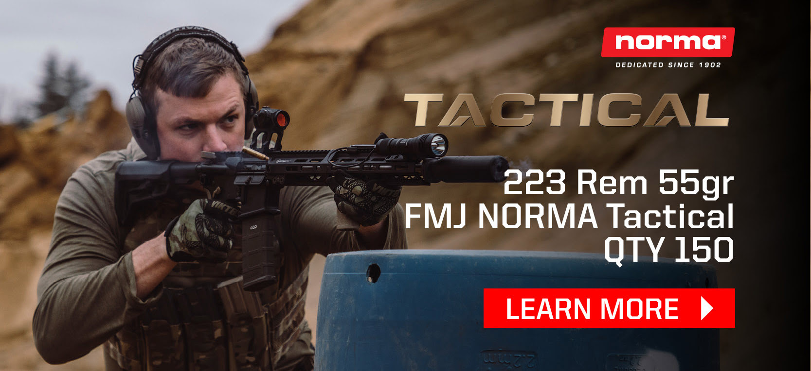 Norma Tactical Range Pack 223 REM 150ct