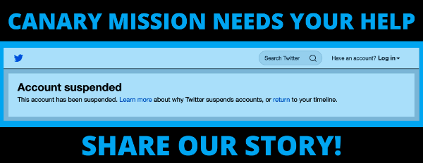 Twitter Suspends Canary Mission