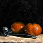 Clementines with pickle spoon - Posted on Friday, November 28, 2014 by Peter J Sandford