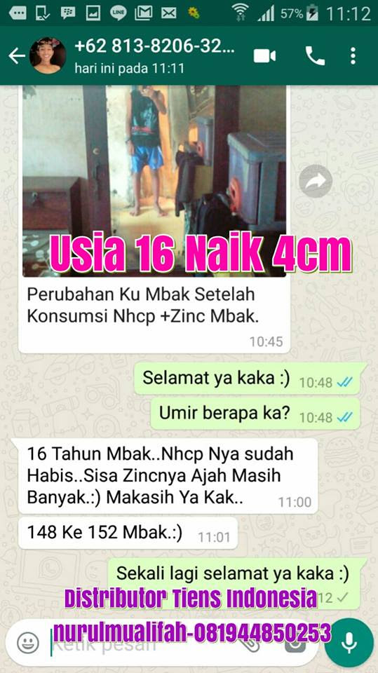 Cara Tau Disini Review Produk Peninggi Badan Tiens NHCP Zinc Asli