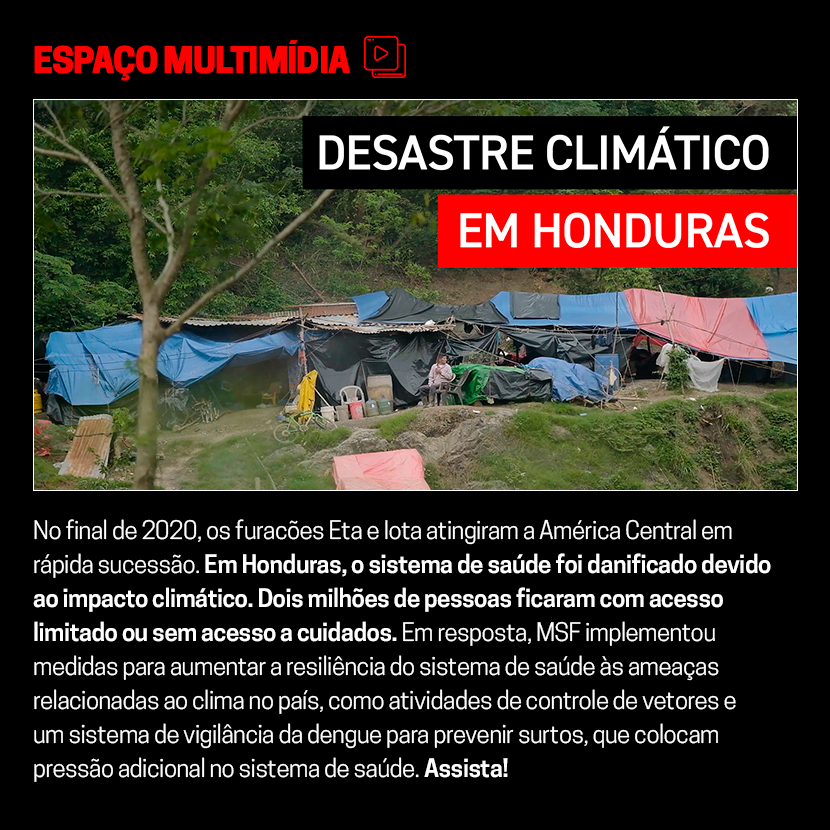 Espaço multimídia: Desastre climático em Honduras
