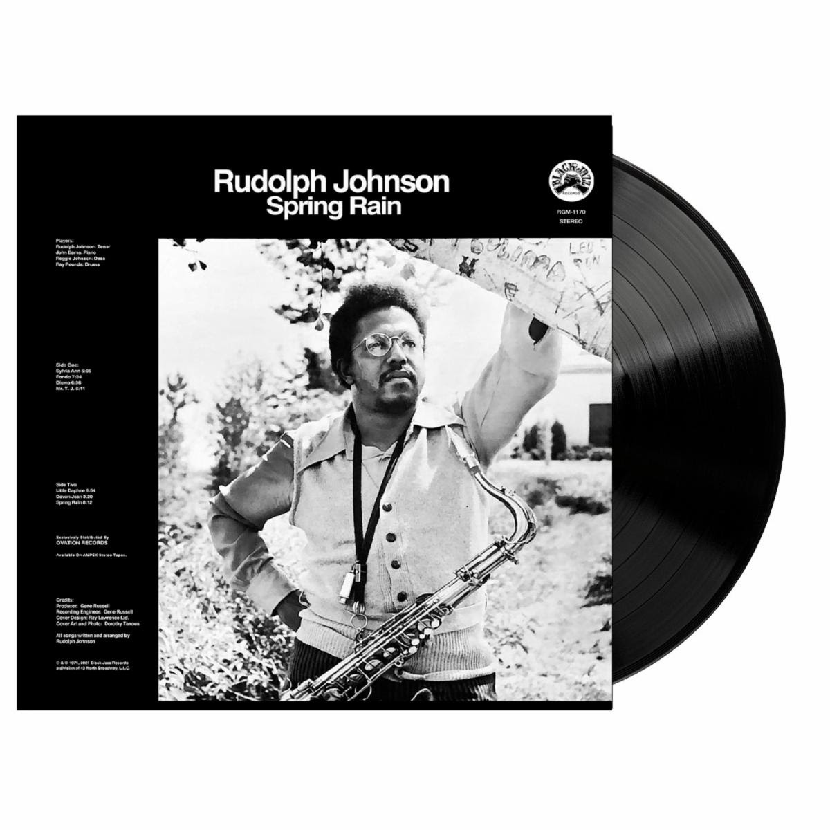 Rudolph Johnson Spring Rain Black Vinyl LP Packshot