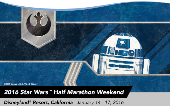 2016 Star Wars™ Half Marathon - Disneyland® Resort, California. January 14-17, 2016
