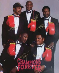 The Greatest and The Greats..Ken Norton, George Forman, Larry Holmes, Joe Frazier & The G.O.A.T. Muhammad Ali