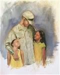 My Hero - Daddy is home - Posted on Thursday, February 5, 2015 by Maria Bennett Hock