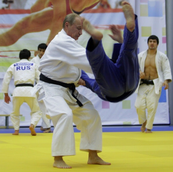 Image result for Putin practicing aikido