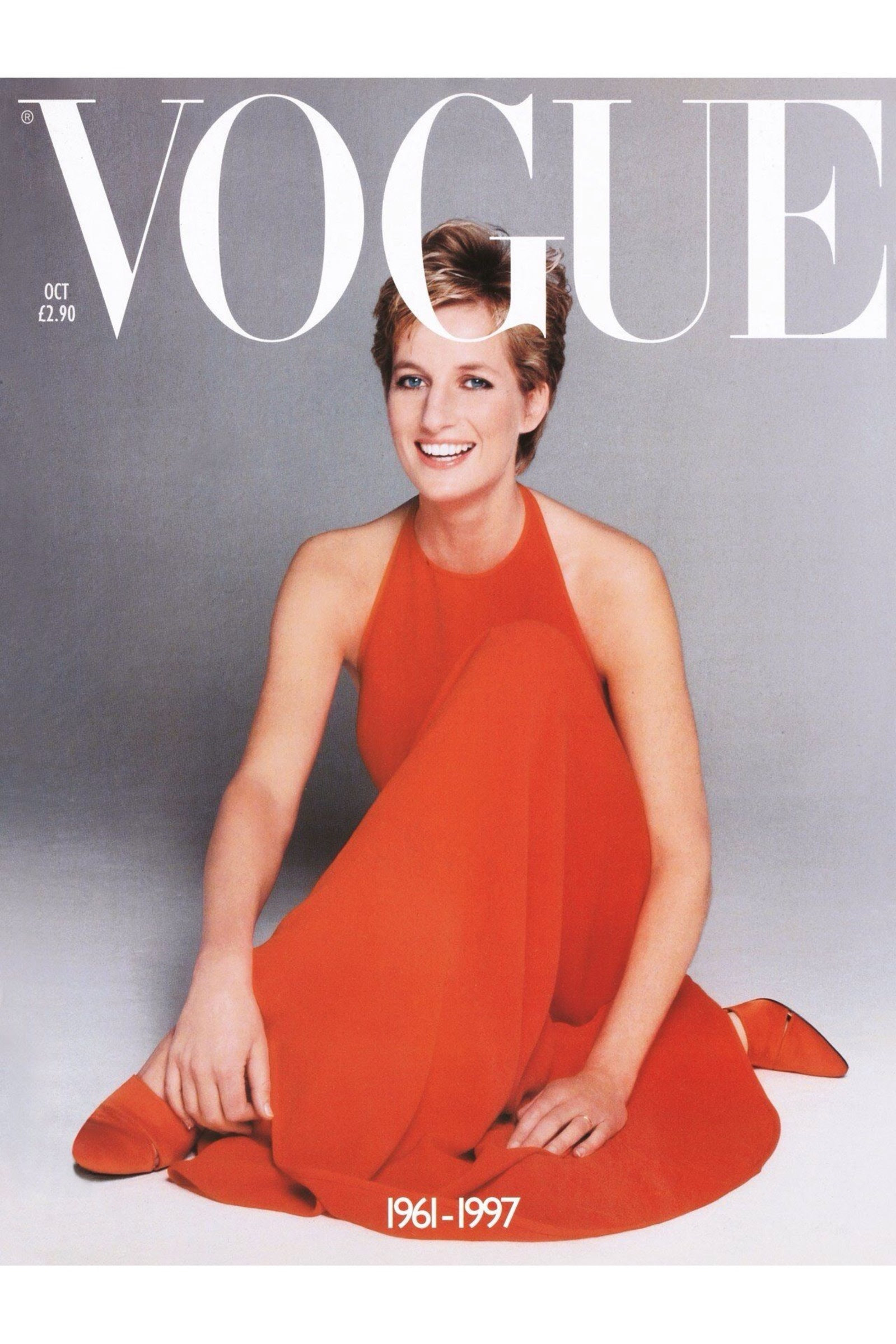 Ultima portada de Diana de Gales en Vogue