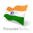 India Flag Waving Powerpoint animation