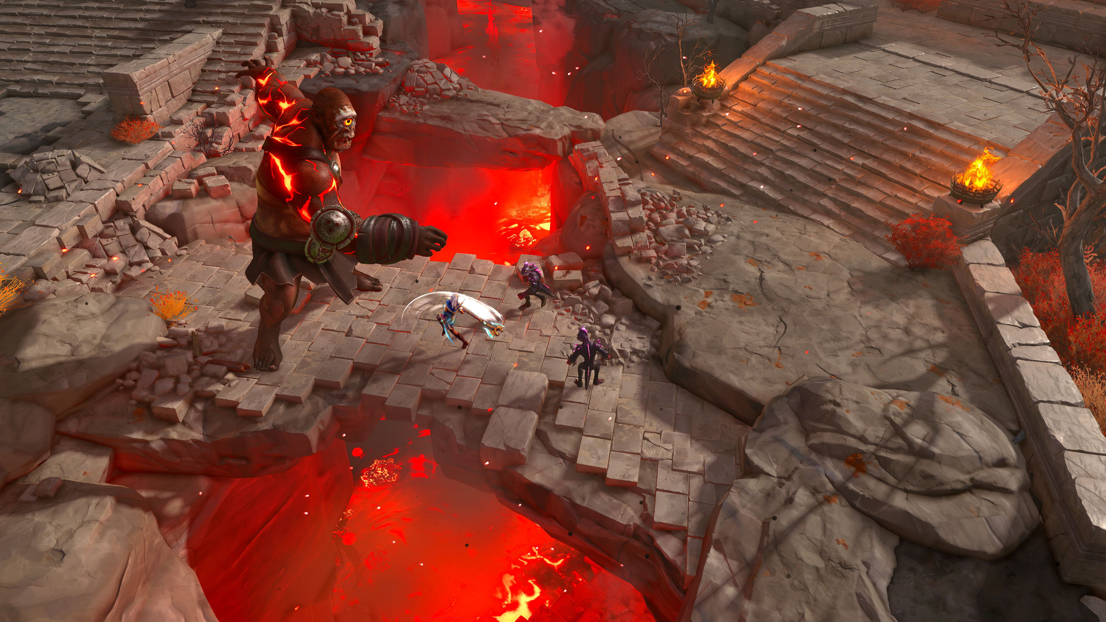 Ein weiterer Neuer Held, Ash sowie Top-Down-Gameplay erhalten mit "Die verlorenen Götter" Einzug in Immortals Fenyx Rising.