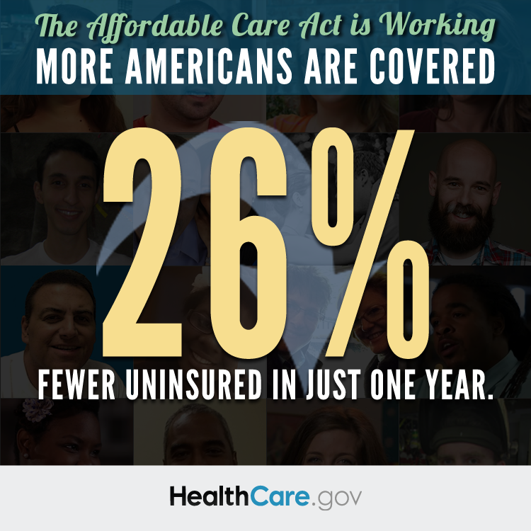 The Affordable Care Act is Working: More Americans are Covered The Affordable Care Act is Working: More Americans are Covered