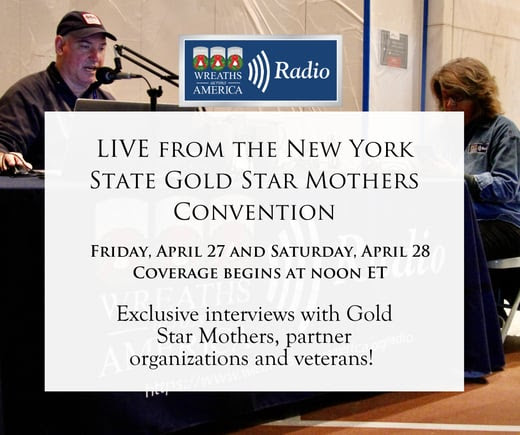 radio at gold star mothers convention