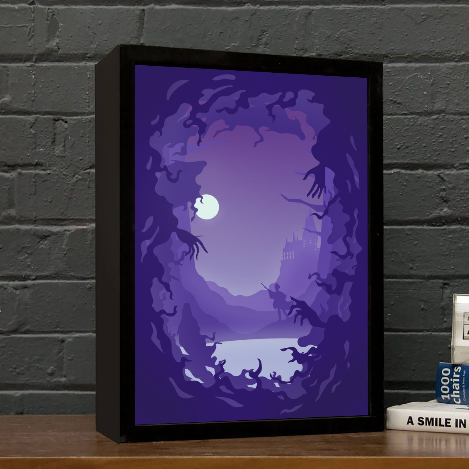 21 3d Shadow Box Template, Svg Picture Frame, Paper Card Light Box Cut