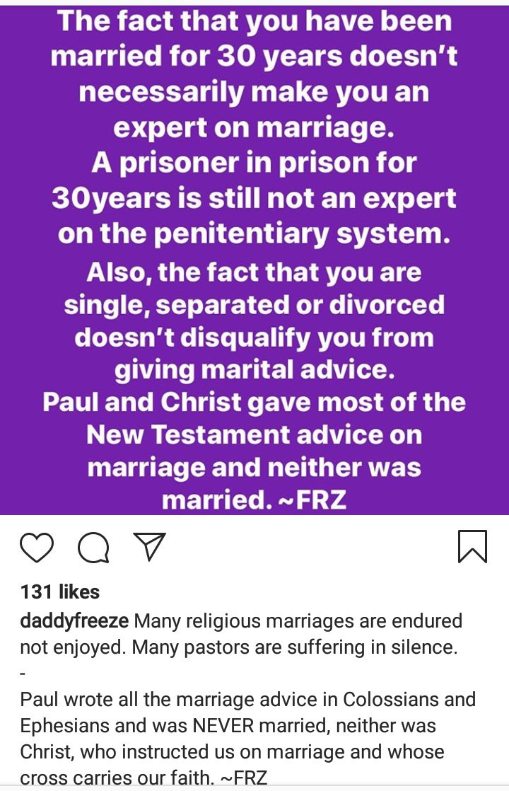 Being married for 30 years doesn