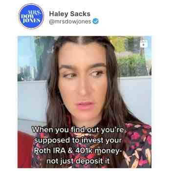 Haley Sacks Instagram Screenshot