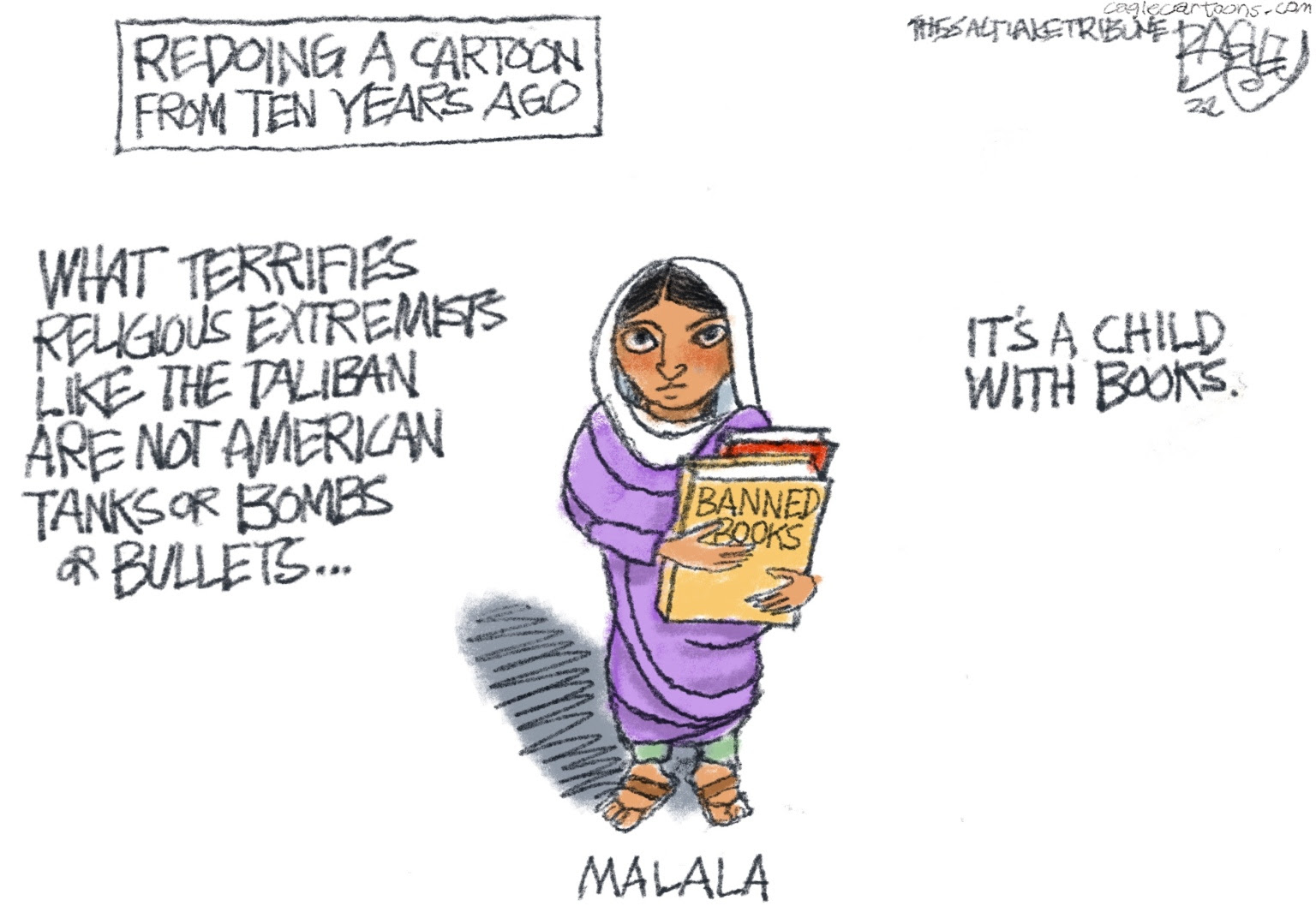MAGA Republicans are religious extremists who like the Taliban burn and ban books to prevent children from learning the truth