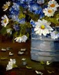 Texas Blue Bonnets and Daisies - Posted on Sunday, February 15, 2015 by Delilah Smith