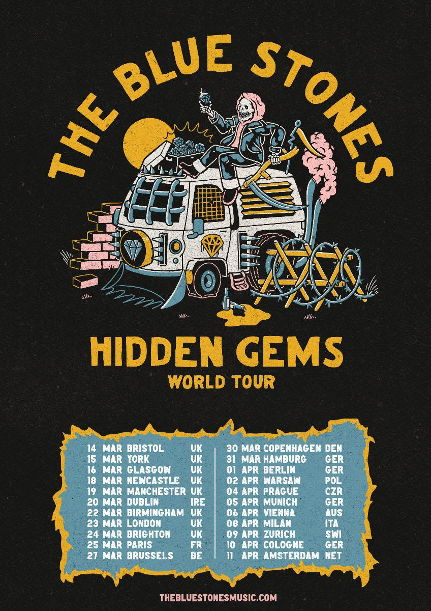 The Blue Stones announce UK & European dates for ‘Hidden Gems World