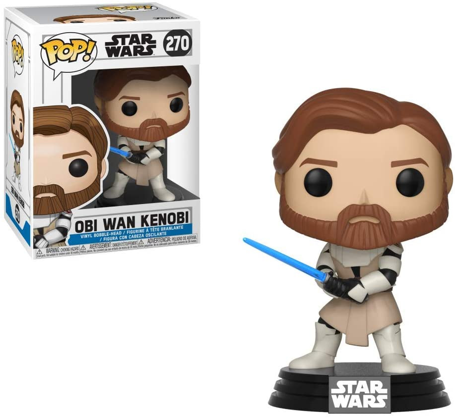 Image of Star Wars: The Clone Wars Obi Wan Kenobi Pop! Vinyl Figure #270