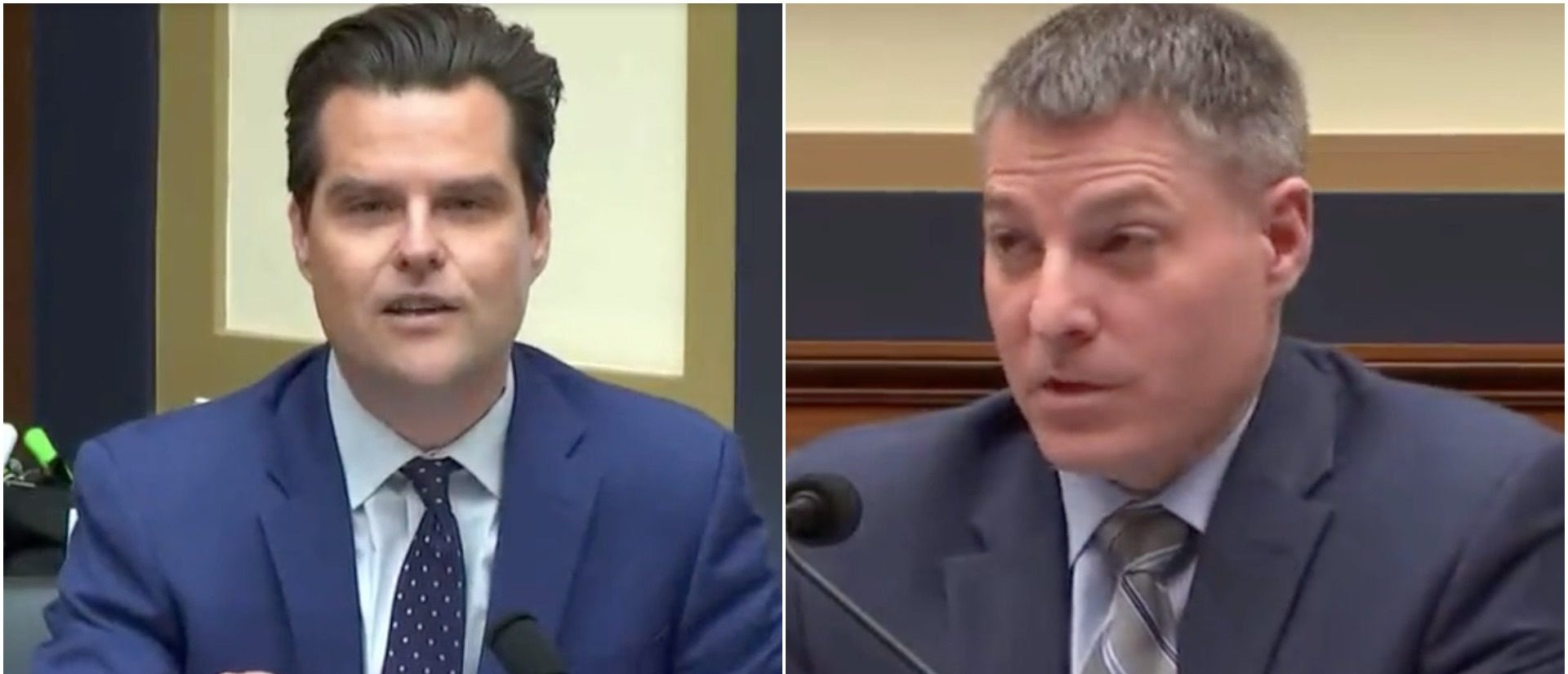 Matt Gaetz Confronts FBI Official On Whereabouts Of Hunter Biden’s Laptop, Enters It Into Congressional Record
