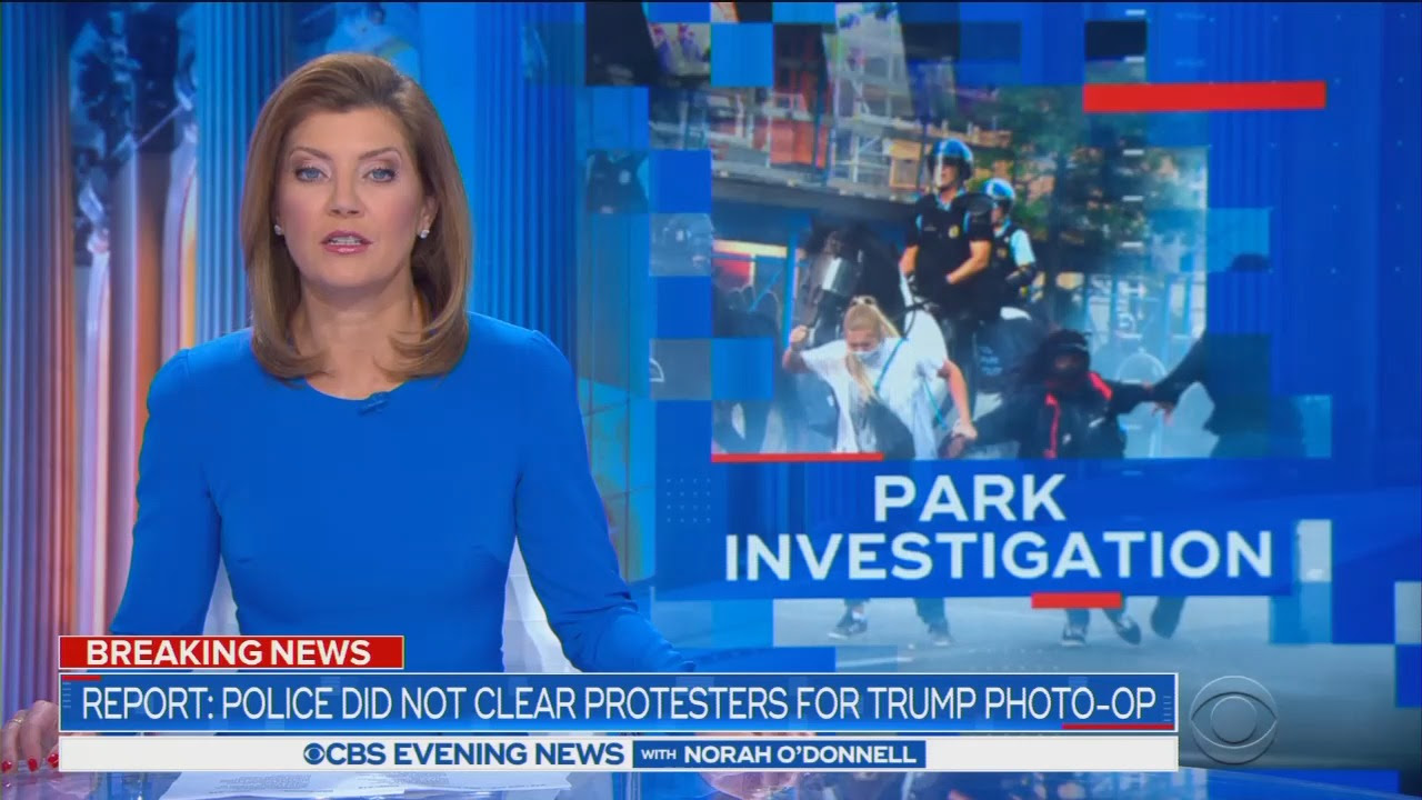 NBC Censors IG Report Busting Fake News About Trump, Lafayette Park