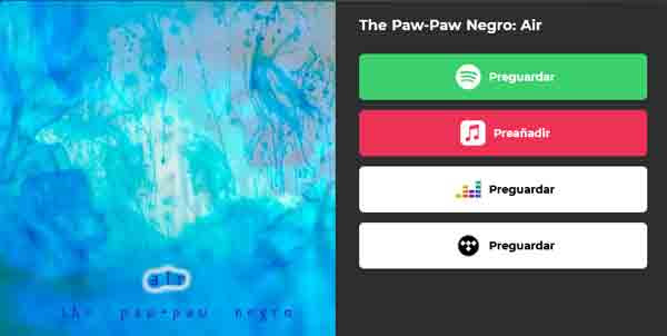 The Paw-Paw Negro enlaces a las plataformas