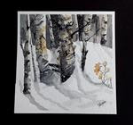 Original Watercolor Painting- "A Pack of Birches" - Posted on Sunday, November 30, 2014 by James Lagasse