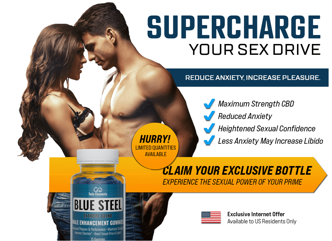 Twin Elements Blue Steel Male Enhancement Gummies Review Official Website