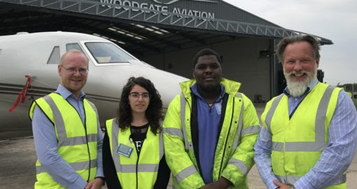 Woodgate Aviation Intern Europe students