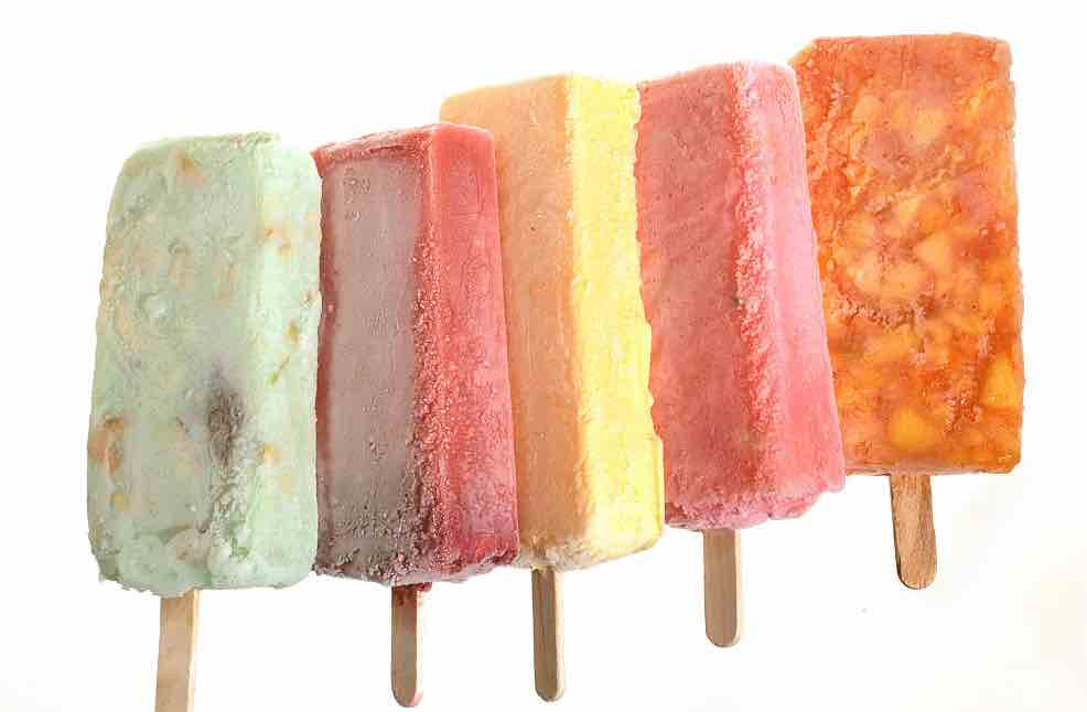 a bunch of paleta popsicles.