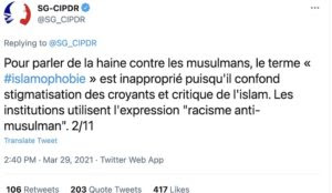 French government: Term ‘Islamophobia’ inappropriate, ‘confuses stigmatization of believers with criticism of Islam’
