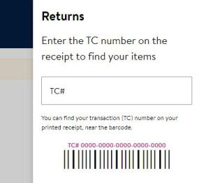 How to Return Items from .com