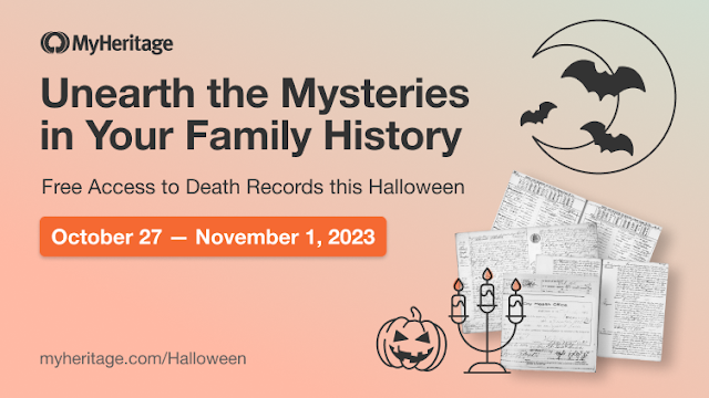 Free death records for Halloween