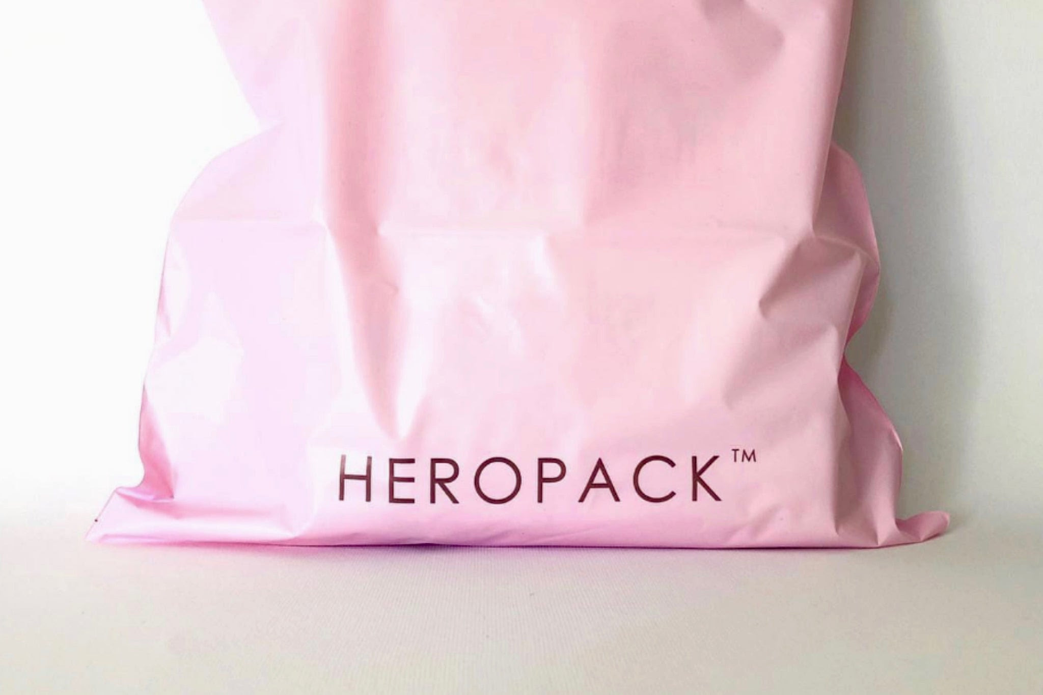 The most popular colour of mailers made by Hero Packaging, pink.