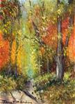 Autumn Forest ACEO - Posted on Monday, March 9, 2015 by Janet Graham