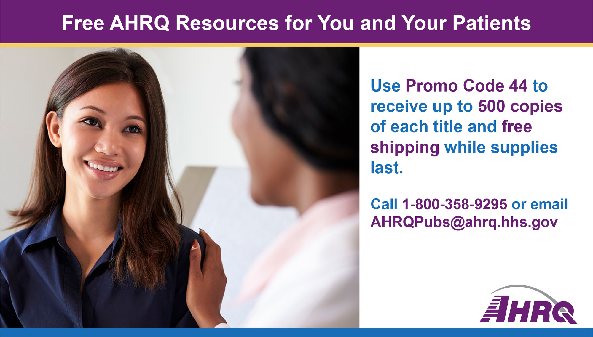 Image for AHRQ EHC Free Materials Offer