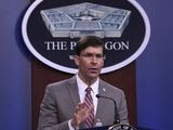 Defense Secretary Mark Esper speaks during a briefing at the Pentagon in Washington, Monday, March 2, 2020. (AP Photo/Susan Walsh)