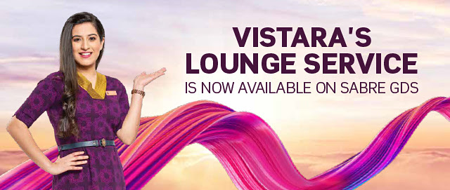 Vistara's Lounge Service is Now Available on SABRE GDS