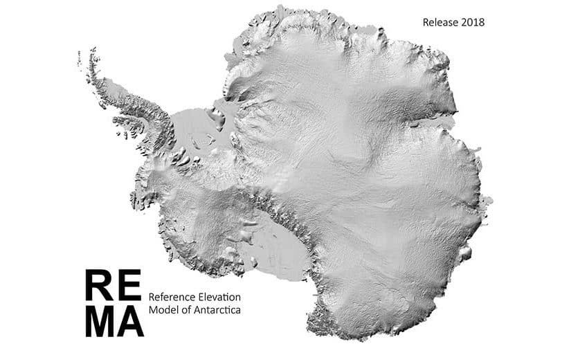Highest Resolution DEM of Antarctica Released