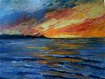 8 x 10 inch oil Sunset series #2 - Posted on Friday, January 30, 2015 by Linda Yurgensen