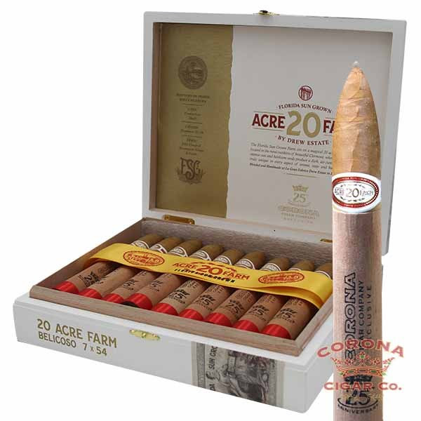 Image of FSG 20 Acre Farm Corona Cigar 25th Anniversary Belicoso Cigars