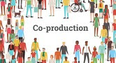 A stylised image with the words Coproduction Week
