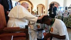 L'incontro di Papa Francesco con le vittime della violenza nell'est della RD Congo