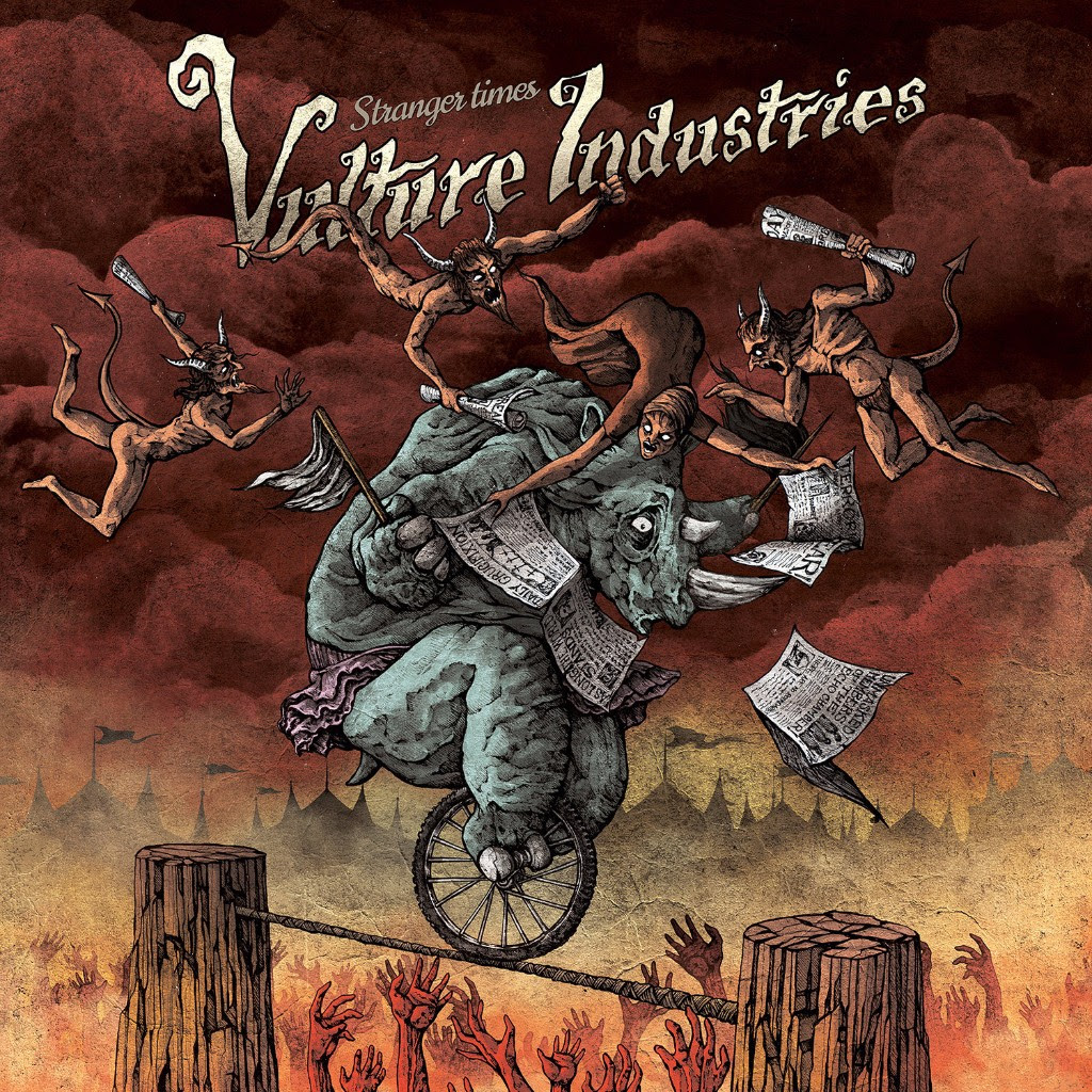 VULTURE INDUSTRIES album cover Stranger Times