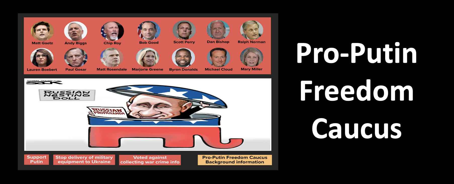 Pro-Putin Freedom Caucus helps Russia